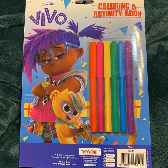 Vivo Coloring Activity Book - Picture 2 of 3